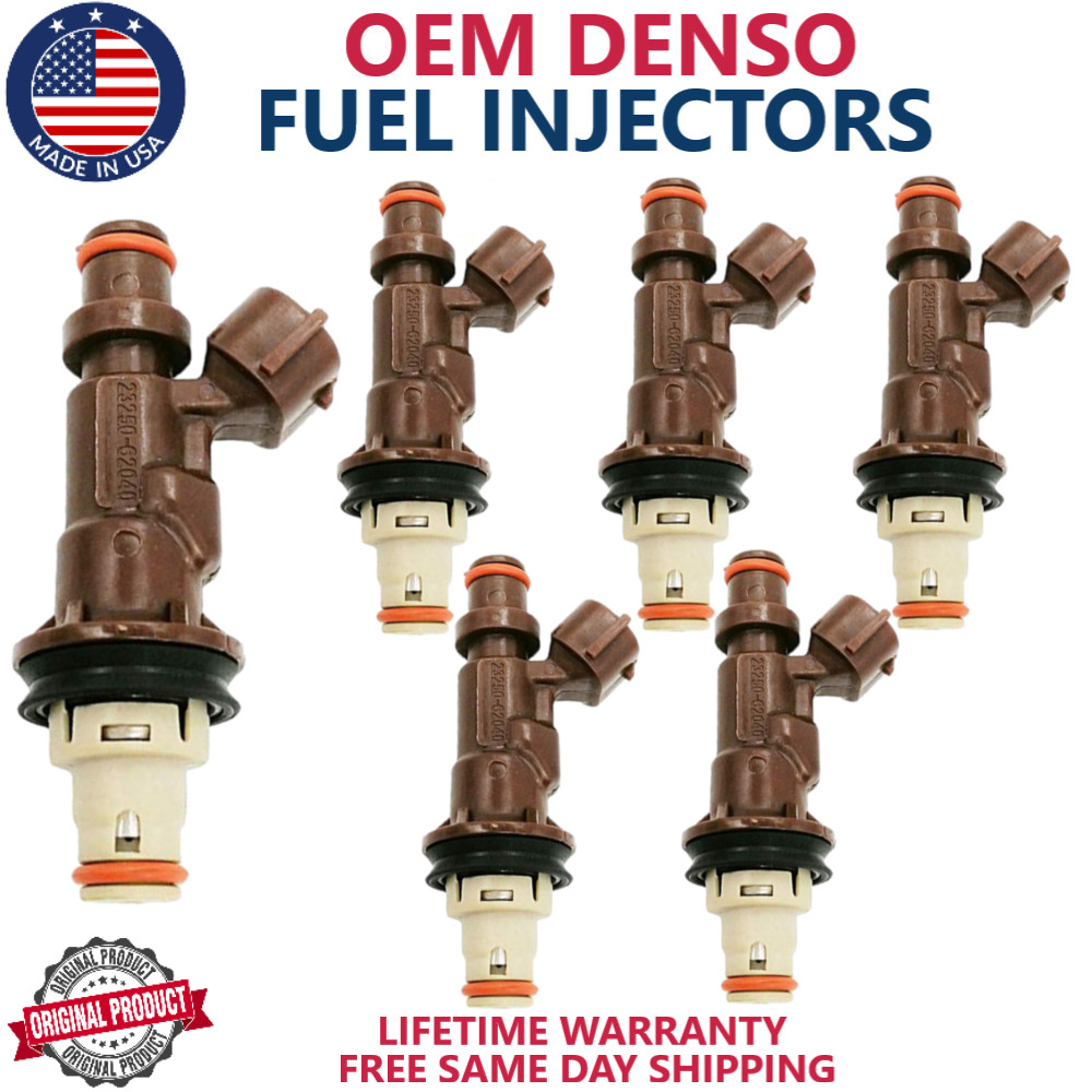 NEW x6 OEM DENSO FUEL INJECTORS FOR 1999 2000 2001 2002 Toyota 4Runner 3.4L V6