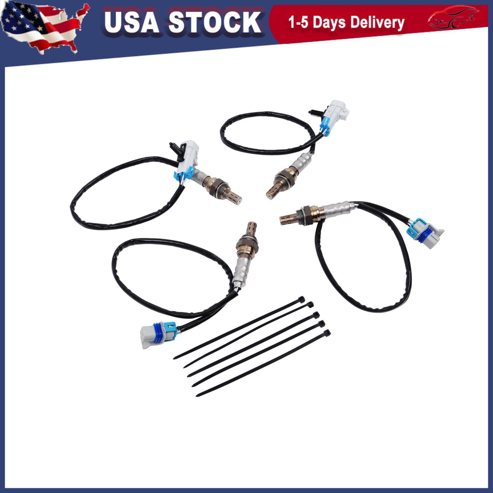 4x Up & Down Oxygen O2 Sensor For Chevy Malibu Impala Monte Carlo Buick LaCrosse