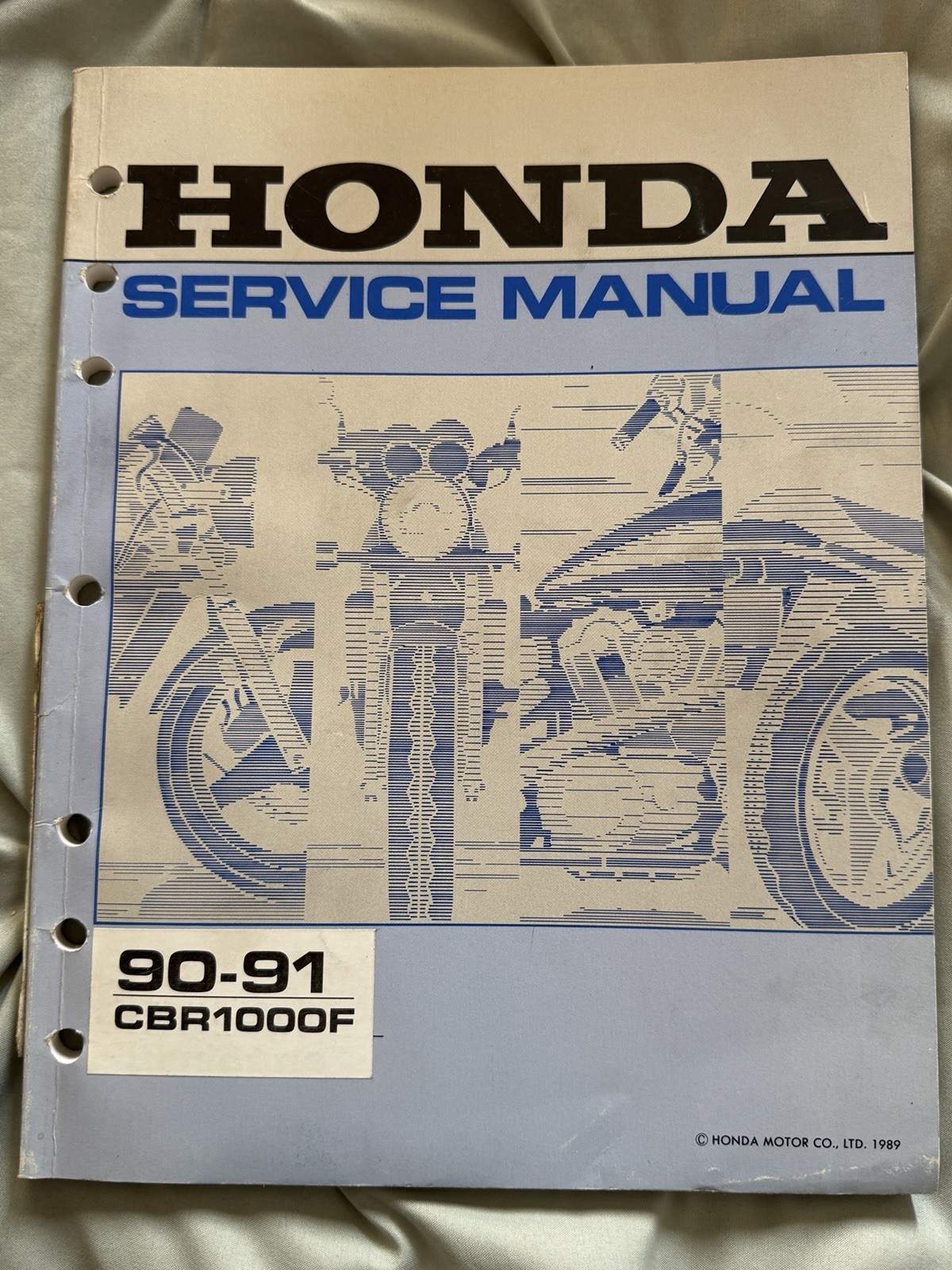 HONDA SERVICE MANUAL90-91CBR1000F HONDA SERVICE MANUAL90-91CBR1000F