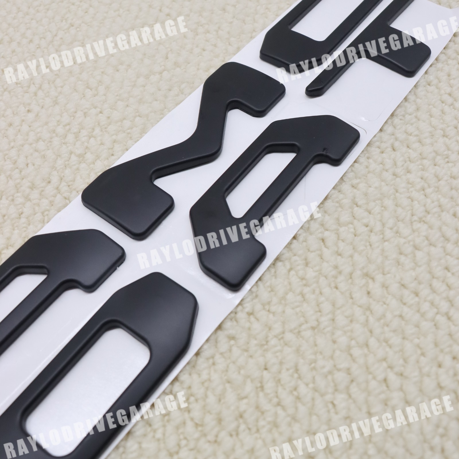For 2024-2026 TACOMA Tailgate Insert Letter Emblem Rear Badge Raised Matte Black