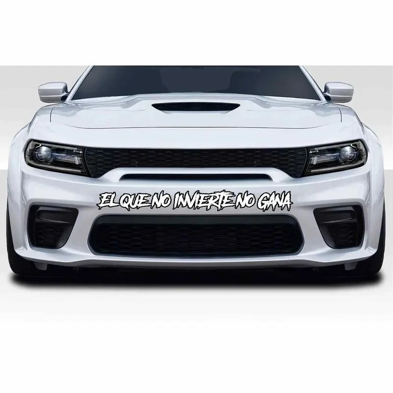 El Que No Invierte No Gana Decal Truck Sticker El Que No Invierte No Gana Decal Truck Sticker