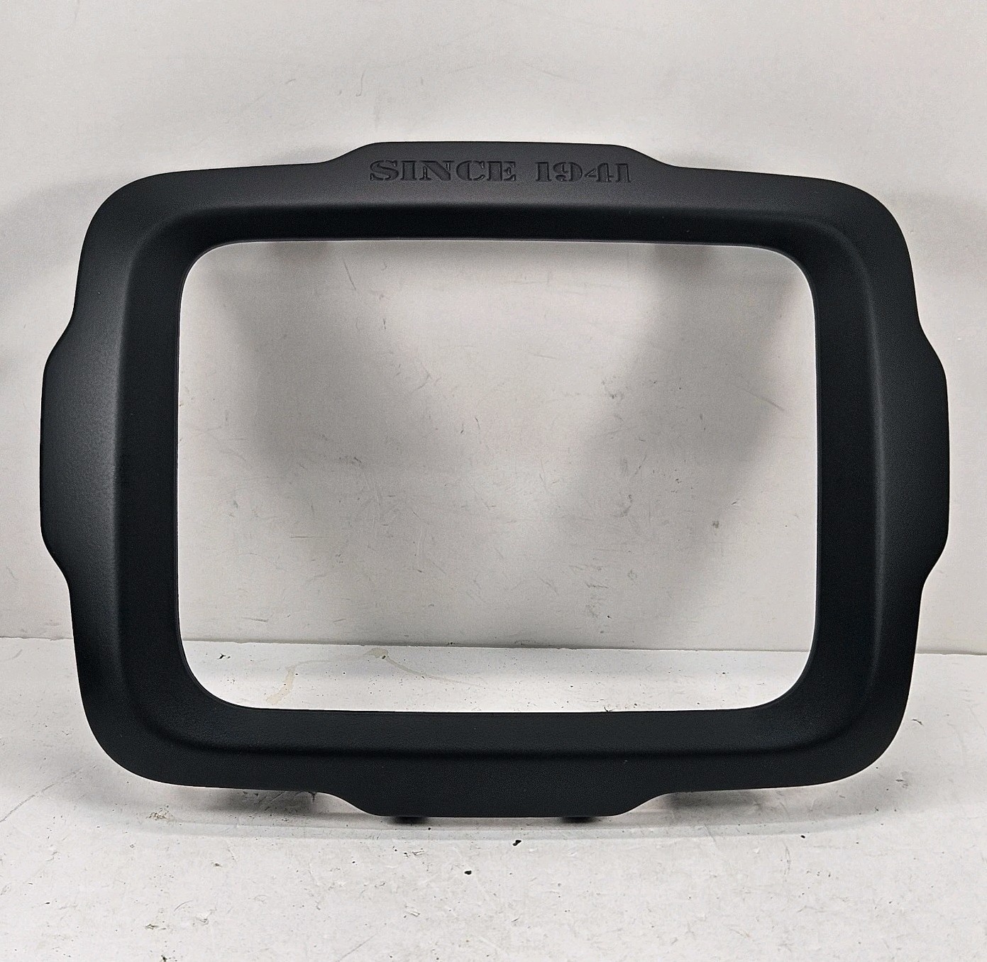 2015-2022 JEEP RENEGADE Front Center Dashboard Radio Cover Bezel Trim BLACK OEM