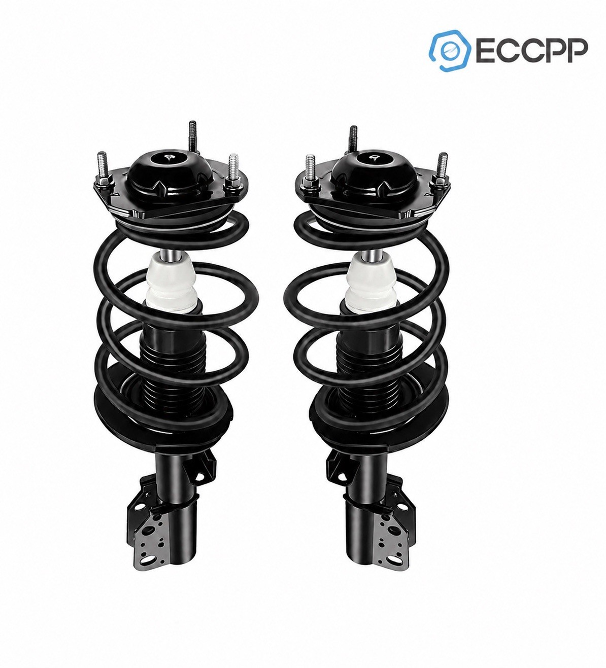ECCPP 2Pcs Front Complete Struts and Coil Springs Assembly Shock Absorbers Pair ECCPP 2Pcs Front Complete Struts and Coil Springs Assembly Shock Absorbers Pair