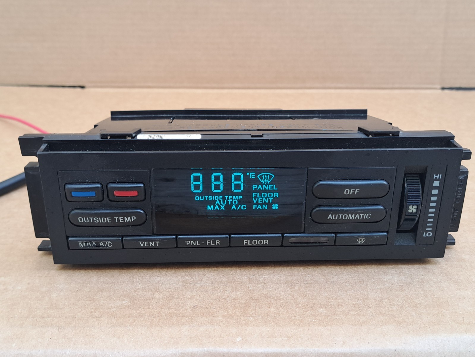 88-94 LINCOLN CONTINENTAL OEM AC HEATER CLIMATE CONTROL SWITCH F0DF-18C612-A