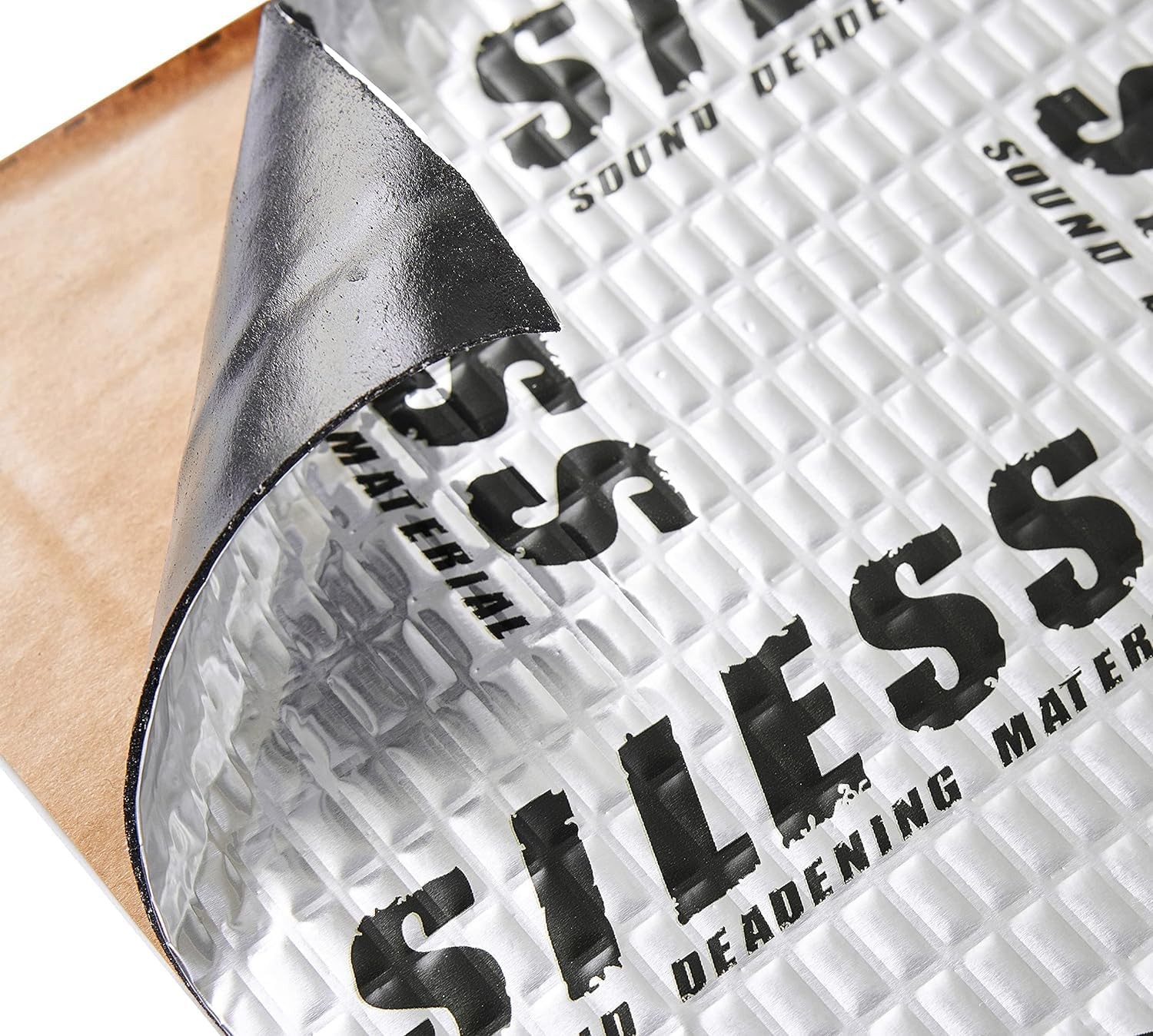 Siless 80 mil 2mm Car Sound Deadening mat - Butyl Automotive Sound Deadener -... Siless 80 mil 2mm Car Sound Deadening mat - Butyl Automotive Sound Deadener -...