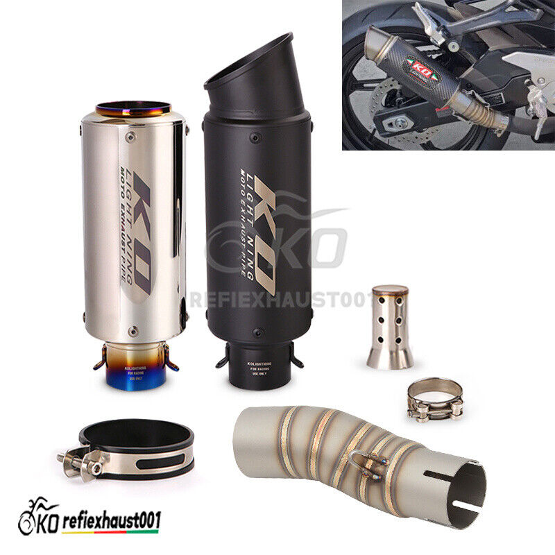 For CF-Moto 450SR 450SS 450NK 2022-2024 Slip On System Exhaust Mid Pipe Muffler