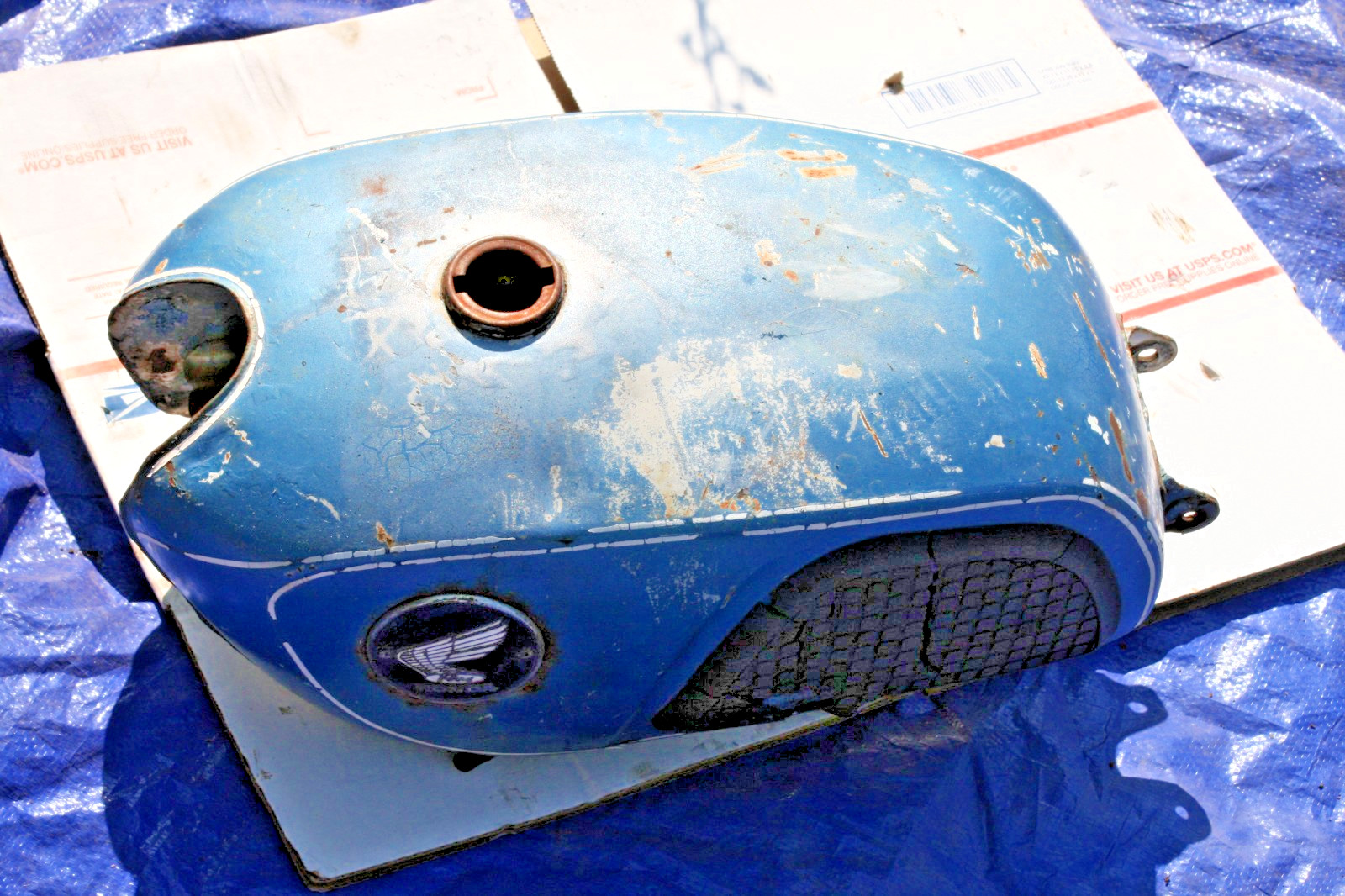 1966-67 HONDA CL 160  OEM GAS TANK    (SEE BELOW)
