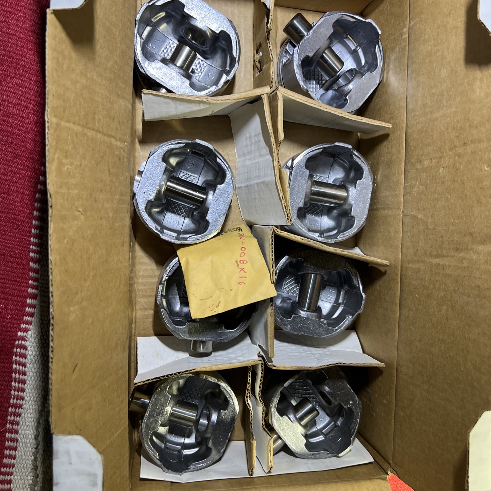 93-99 Cadillac Northstar 281 4.6L DOHC V8  (8)HYPER-EUTECTIC FLAT TOP PISTONS