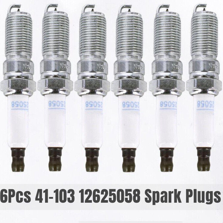 6Pcs 41-103 12625058 IRIDIUM SPARK PLUGS FOR CHEVY BUICK GMC Pontiac 41103