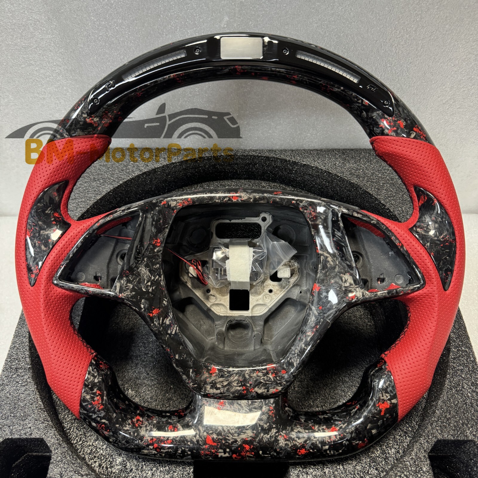 Forged Carbon Fiber Steering Wheel Fit Chevrolet Corvette C7 ZR1 Z06 2014-2019