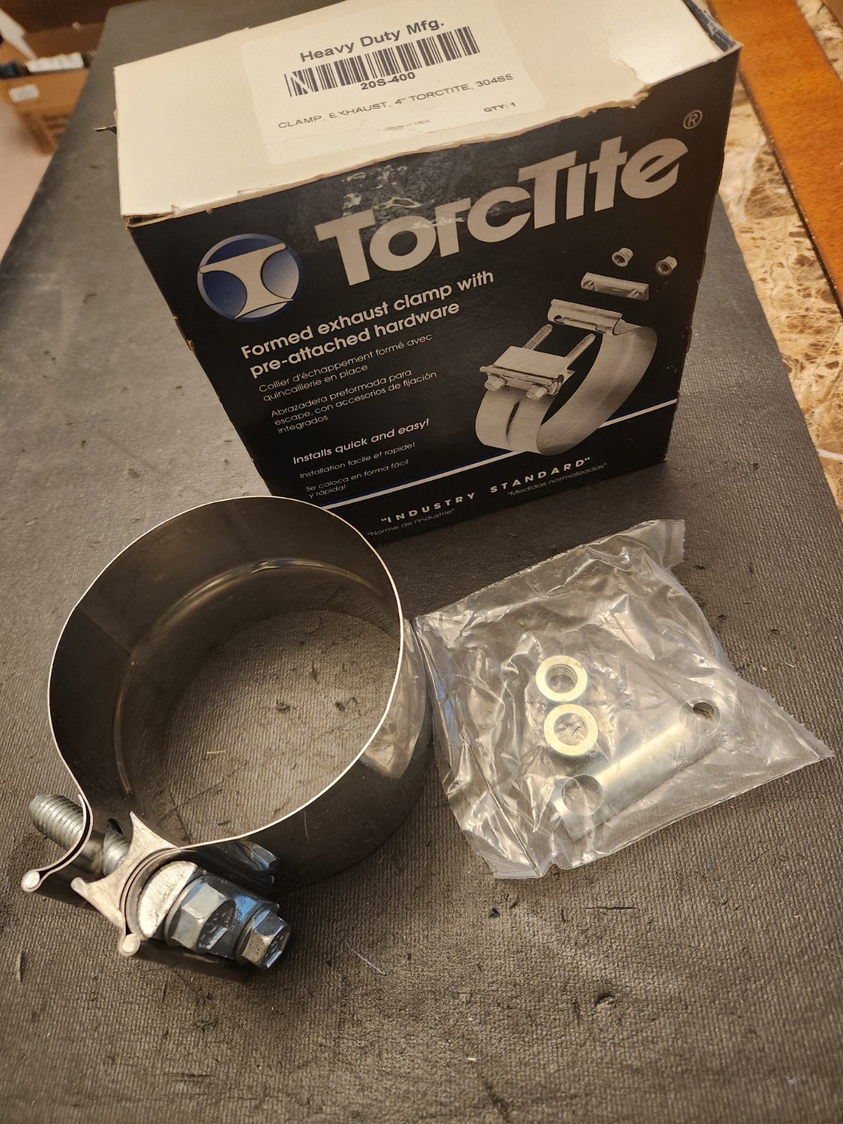 TorcTite 20S-400 Clamp, Exhaust, 4\