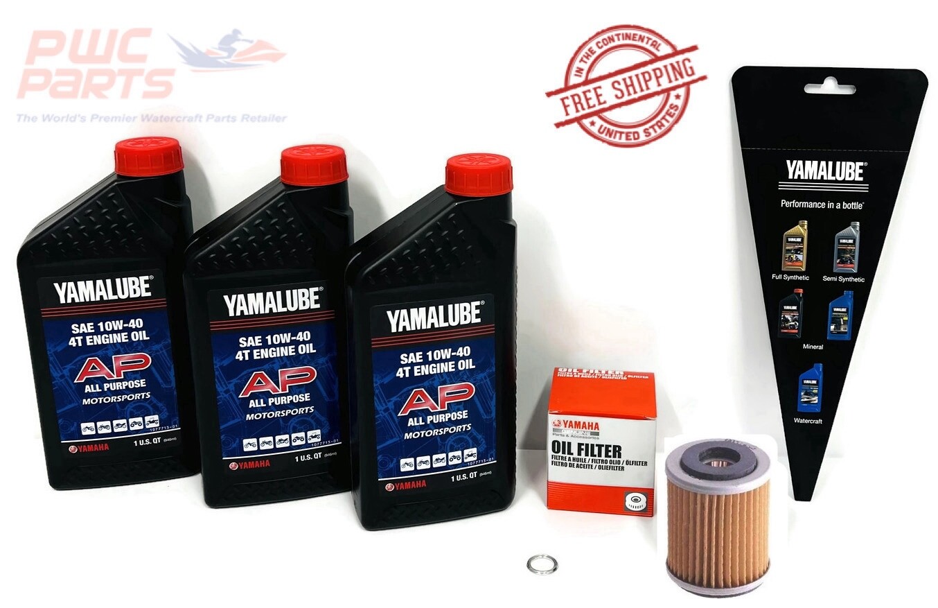 YAMAHA OEM 1987-2012 Big Bear 350 & 400 ATV Oil Change Kit