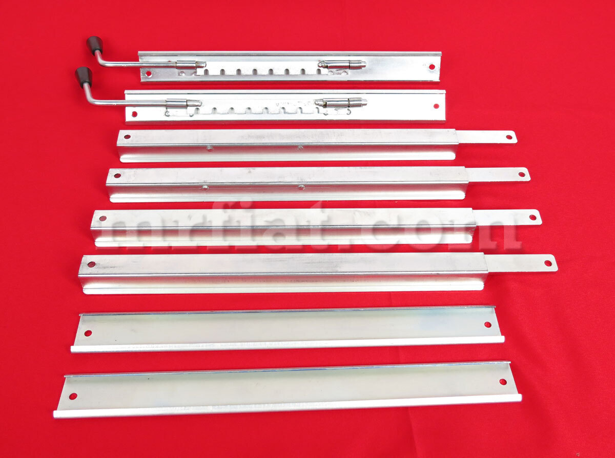 Ferrari 275 GTB 2 GTB 4 GTS Seat Rails Set 380 mm 8 pcs New Ferrari 275 GTB 2 GTB 4 GTS Seat Rails Set 380 mm 8 pcs New