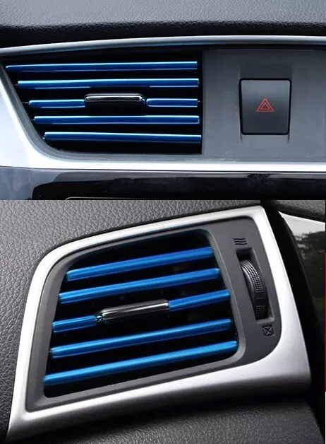 Car vent strip decoration Set of 10 - Air conditioner vent covers guards US SHIP