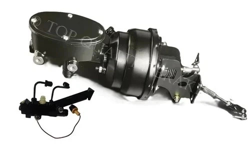 1967-72 Chevy Truck Power Brake Booster 1 1/8'' Oval Master Cylinder Disc Disc