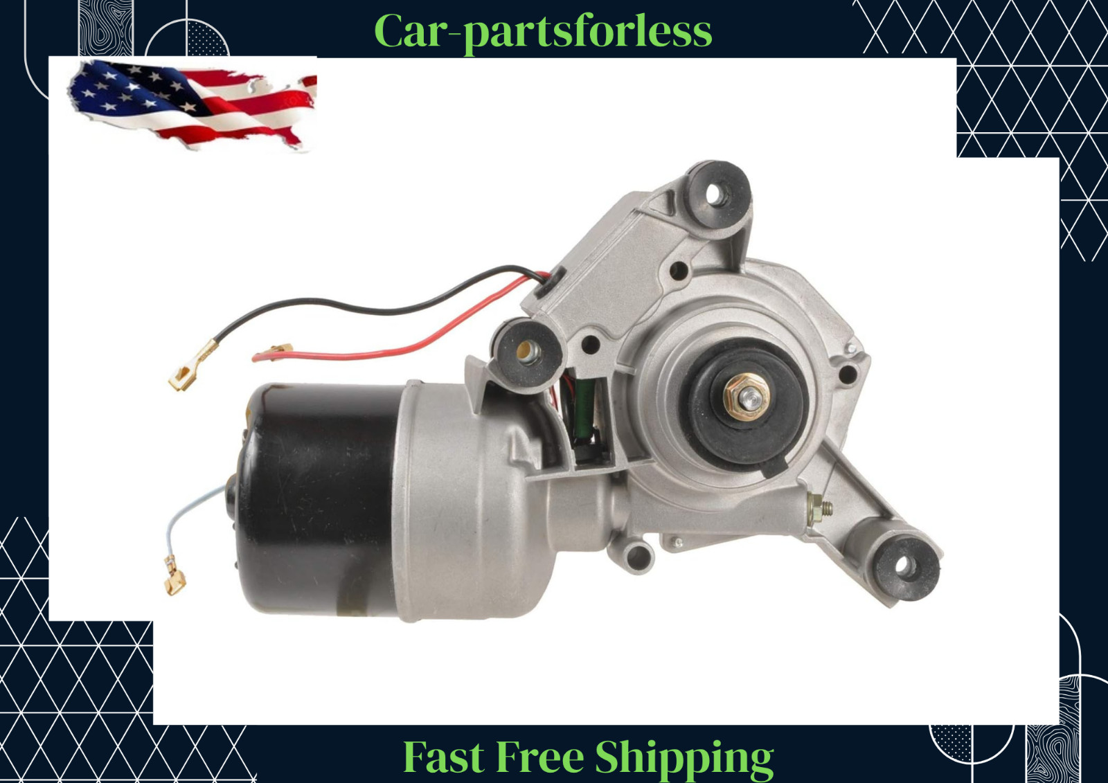 Cardone New Windshield Wiper Motor for 1968 Chevrolet Corvette 2 Speed Wipers Cardone New Windshield Wiper Motor for 1968 Chevrolet Corvette 2 Speed Wipers