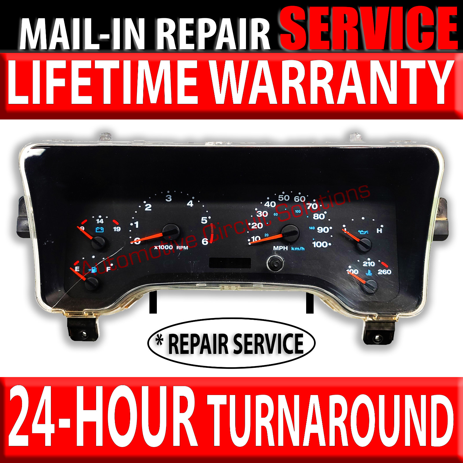 03-06 JEEP WRANGLER Speedometer Dash Instrument Gauge Cluster [*REPAIR SERVICE]