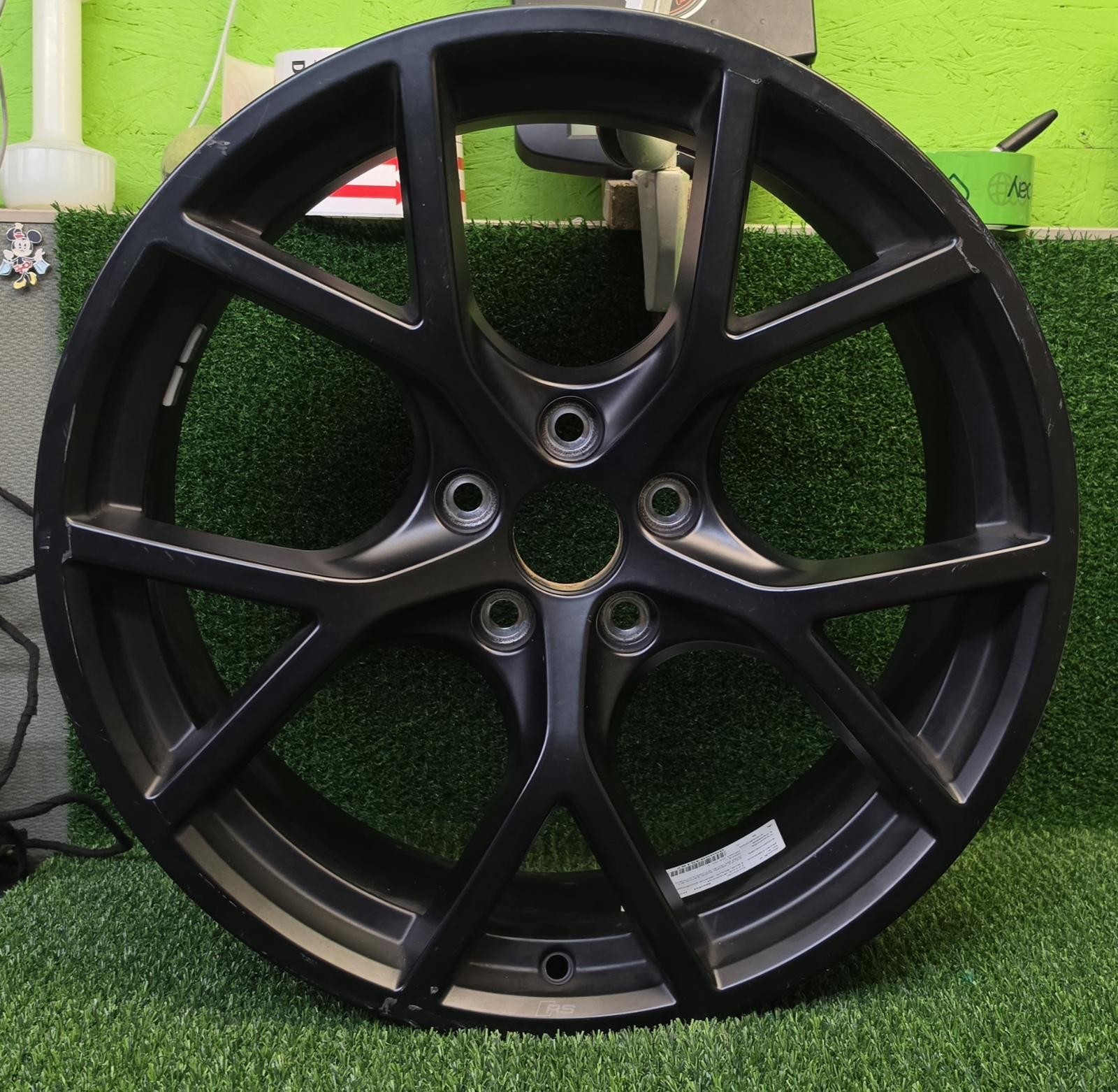 22-24 AUDI RS3 19\'X8 ET-46 OEM WHEEL RIM BLACK 8Y0601025BS /BQ  OEM