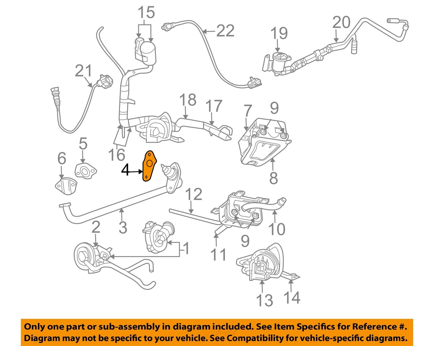 CHRYSLER OEM 95-13 1500 Emission Components-Egr Tube Gasket 5277928