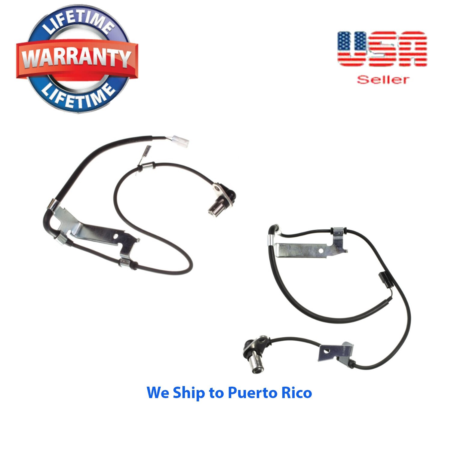 2 ABS Wheel Speed Sensor Front Right & Left Fit Suzuki Grand Vitara  1999-2004