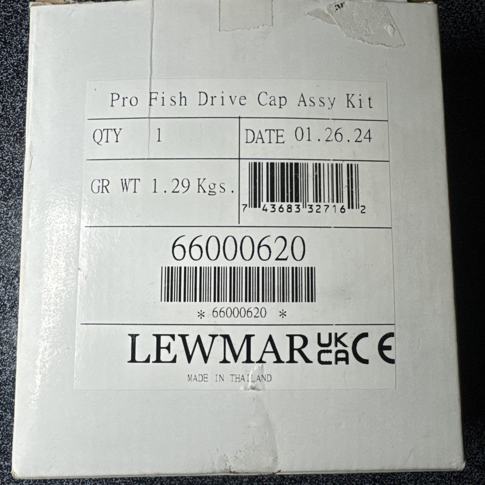 Lewmar Pro-Fish Drive Cap Assembly Kit #66000620 Lewmar Pro-Fish Drive Cap Assembly Kit #66000620