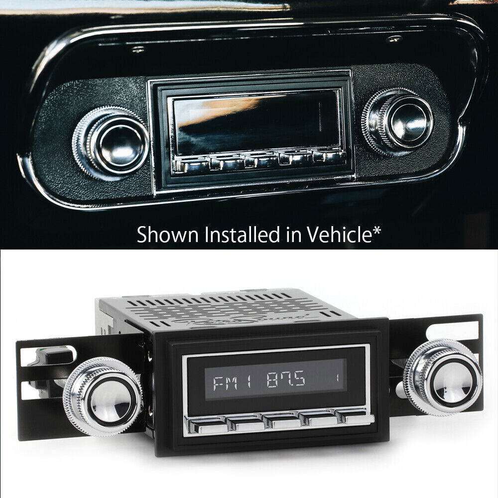 1967-1968 Ford Mustang Bluetooth Stereo Radio AM/FM AUX 275W RetroSound