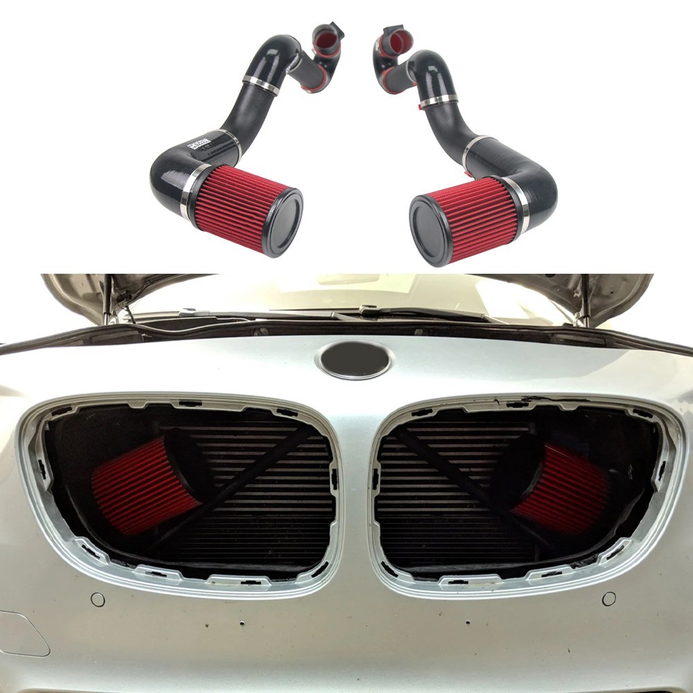 Front Mount Air Intake System For 2010+ BMW 550i 650i 750i N63 4.4T V8 Turbo