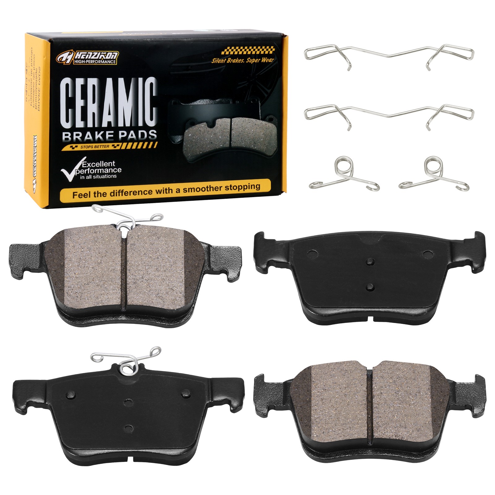 Quite Low Noise Rear Ceramic Brake Pads For Audi A3 Q3 RS3 TT QUATTRO TT JETTA
