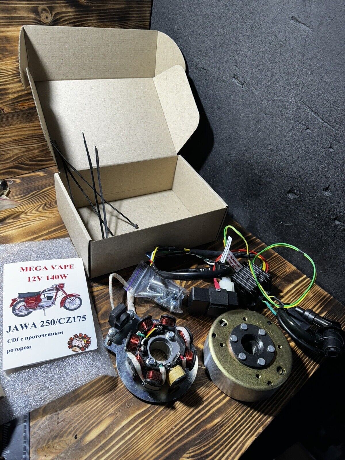 CDI-Zündanlage Jawa 250 CZ 175 6V Lima 140W CDI Zündung ignition generator