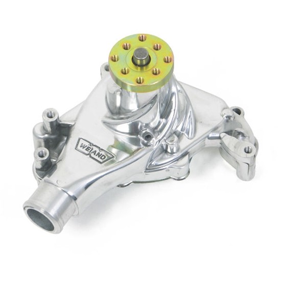 Weiand 9240P Action +Plus Aluminum SBC Long Water Pump,  Polished