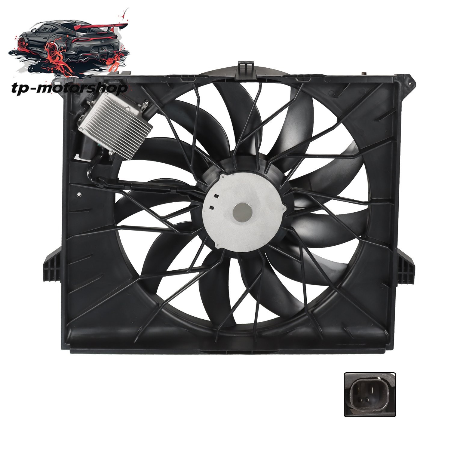 For 2007 2008 2009-2012 MERCEDES-BENZ GL450 A/C Radiator Fan Assembly 1645000093