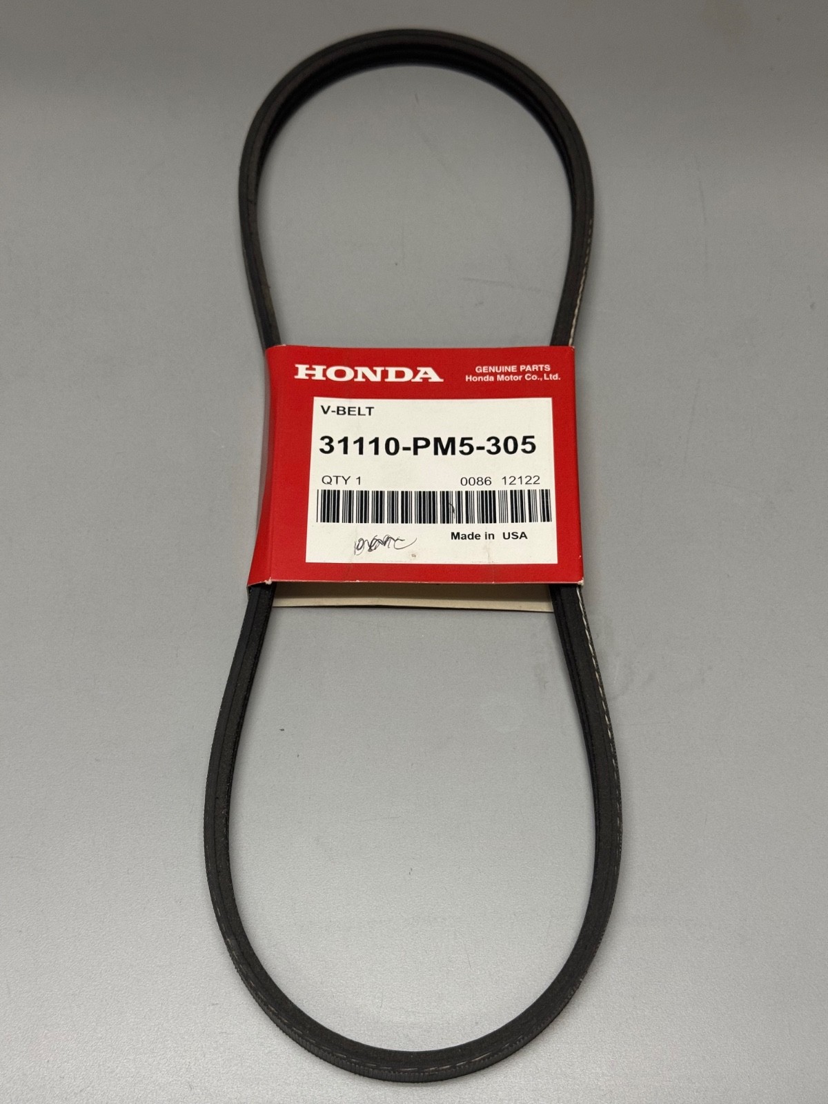 HONDA BELT, ALTERNATOR 3PK760 (DISCONTINUED) NOS - 31110-PM5-305