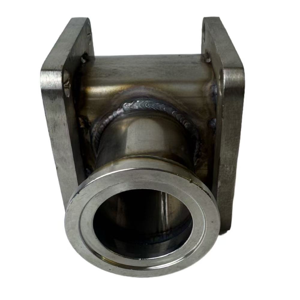 New T4 to T4 Flange Adapter with 44mm MVR Wastegate Flange Vert Stainless Steel