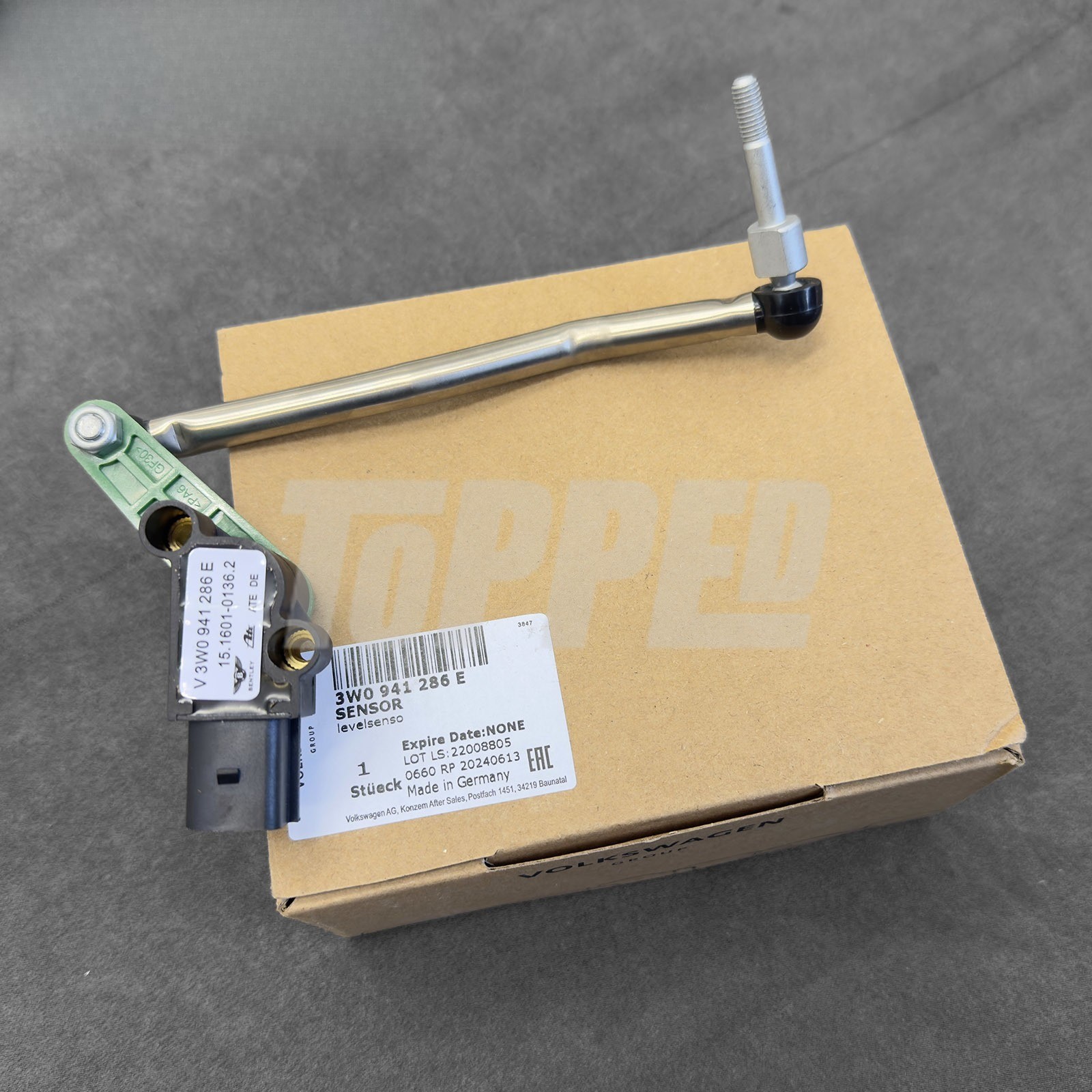 Self-Leveling Height Control Sensor for Bentley Continental GTC GT GT3-R