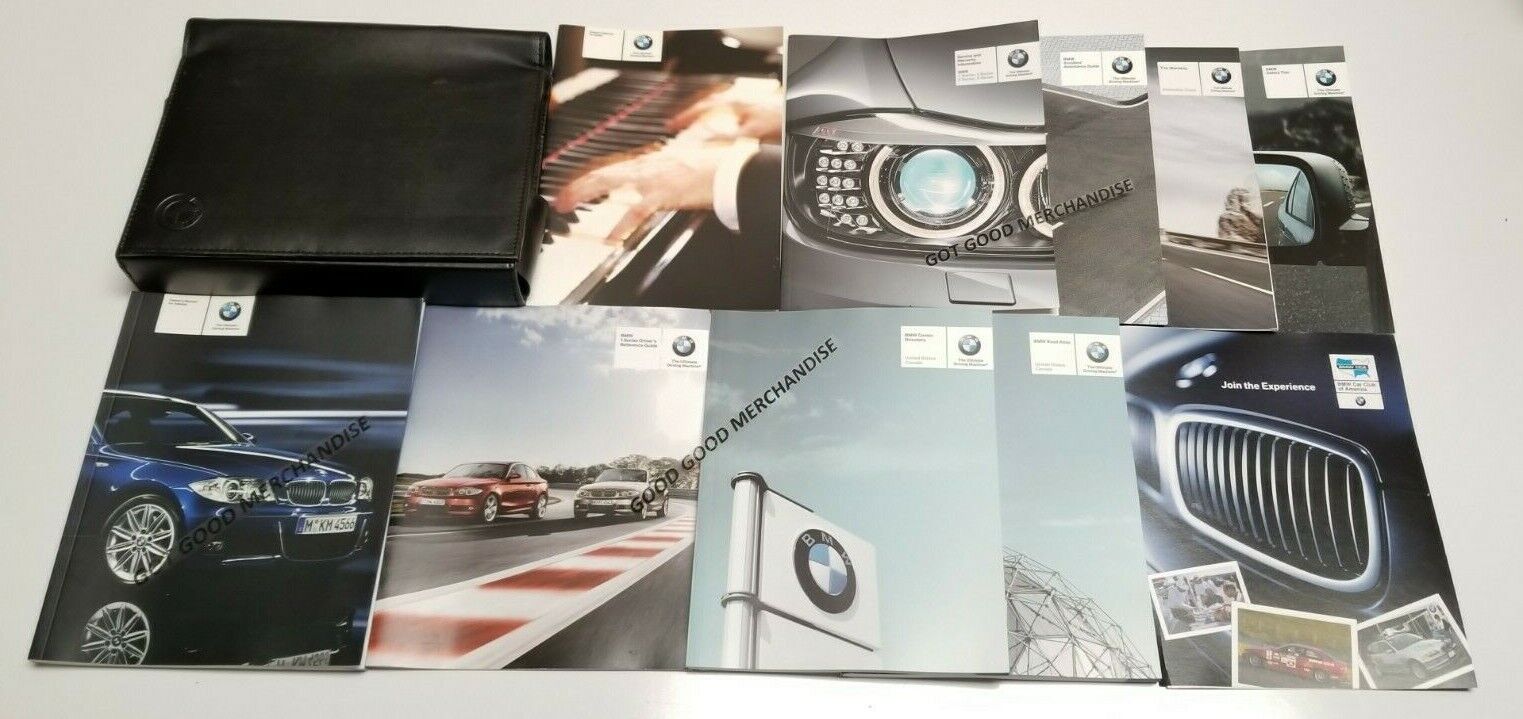 2009 BMW 1 SERIES OWNERS MANUAL 125 128i 135i SPORT COUPE CONVERTIBLE V6 3.0 AWD