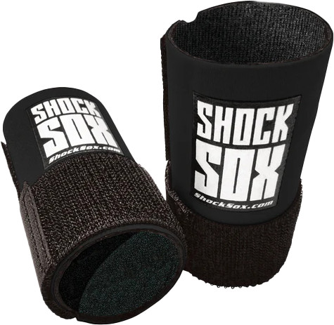 Shock Sox 4in Black Conventional Fork Seal Protector Universal 802104