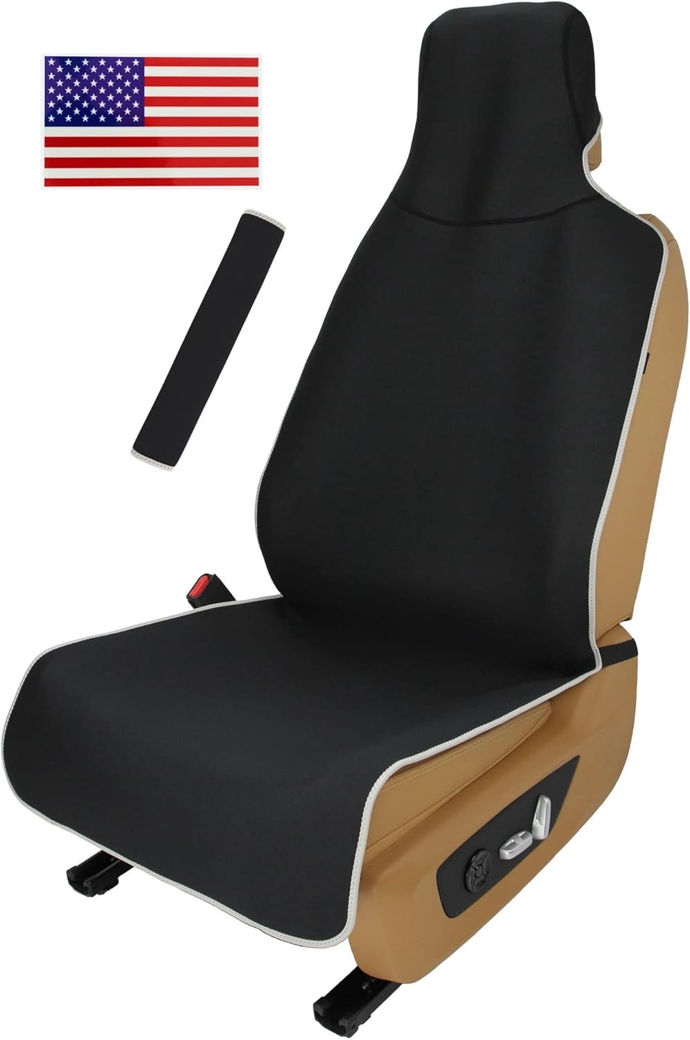 Waterproof Neoprene Car Seat Cover, Sweatproof Non-Slip Seat Protector