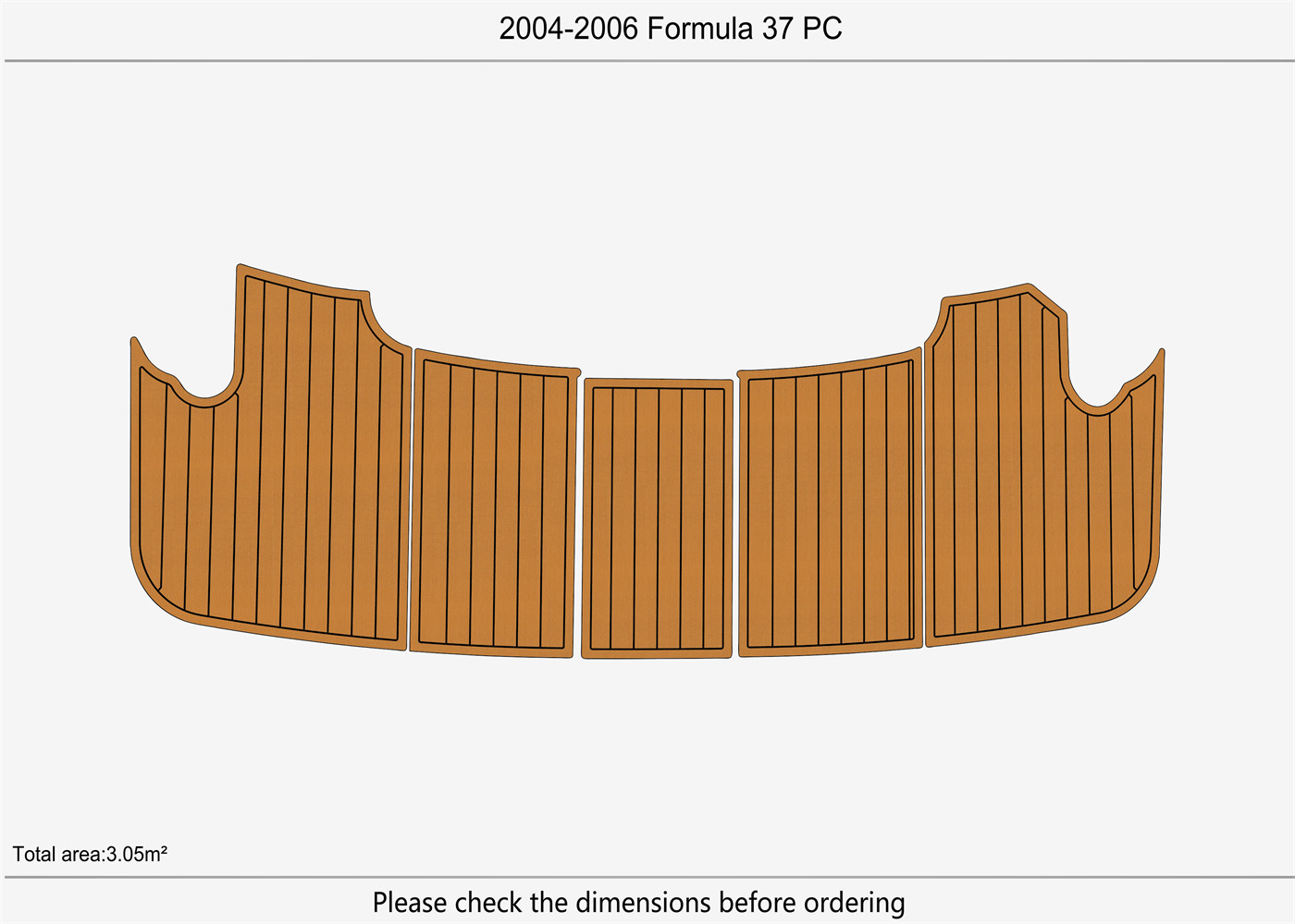 DuraEVA Seadek EVA Foam Boat flooring 2005 Formula 37 PC