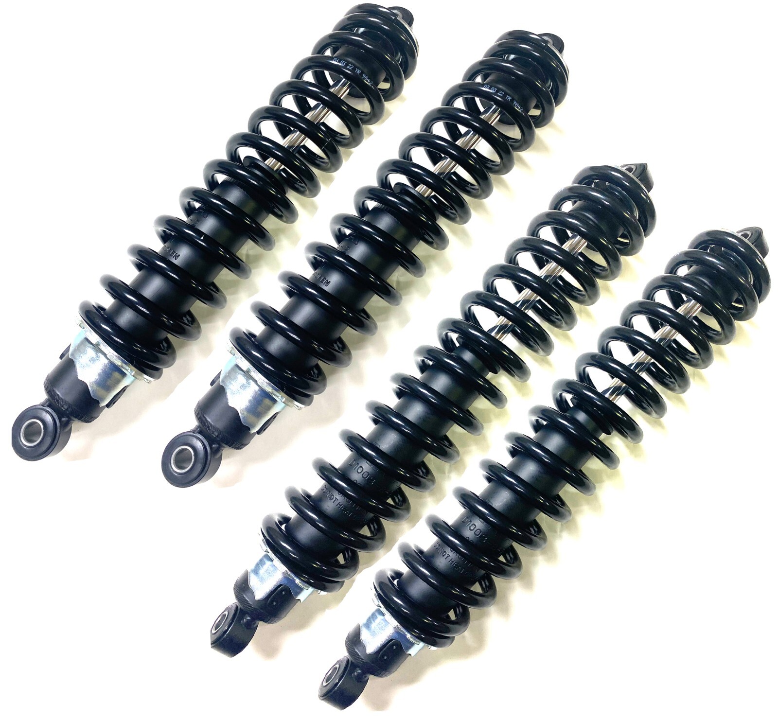 Full Set 4 Coil-Over Shock Absorbers Fit 1998-2005 Arctic Cat 250 300 OEM Repl.
