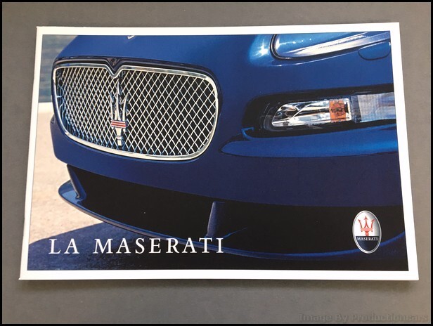 2004 Maserati 32-page Sales Brochure Catalog Quattroporte Gransport MC12 Spyder 2004 Maserati 32-page Sales Brochure Catalog Quattroporte Gransport MC12 Spyder