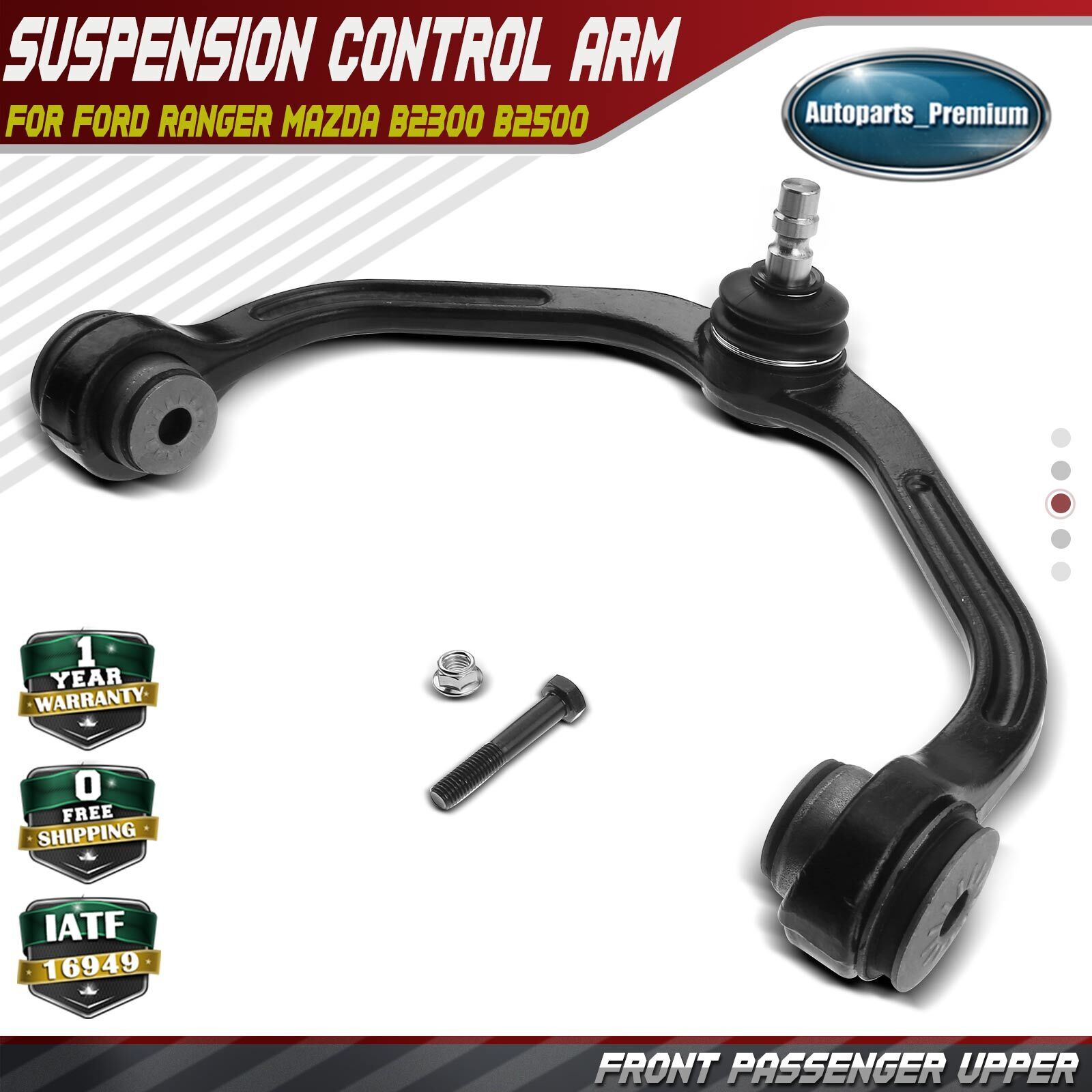 Front Right Upper Control Arm w/Ball Joint Assembly for Ford Ranger Mazda B2300