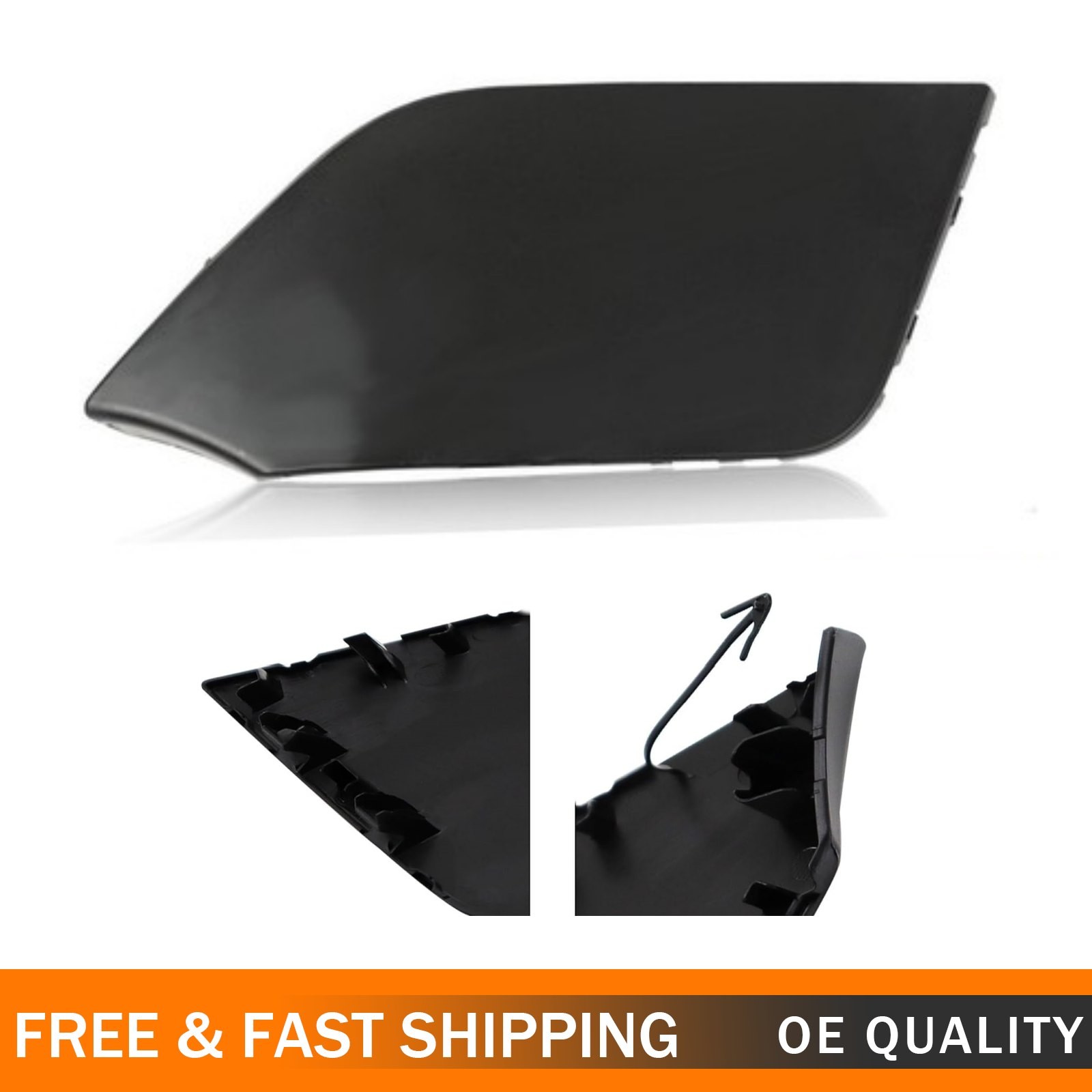 OE#622A0-6FL0H Fit 2017-2020 Nissan Rogue Front Bumper Tow Hook Cover Cap