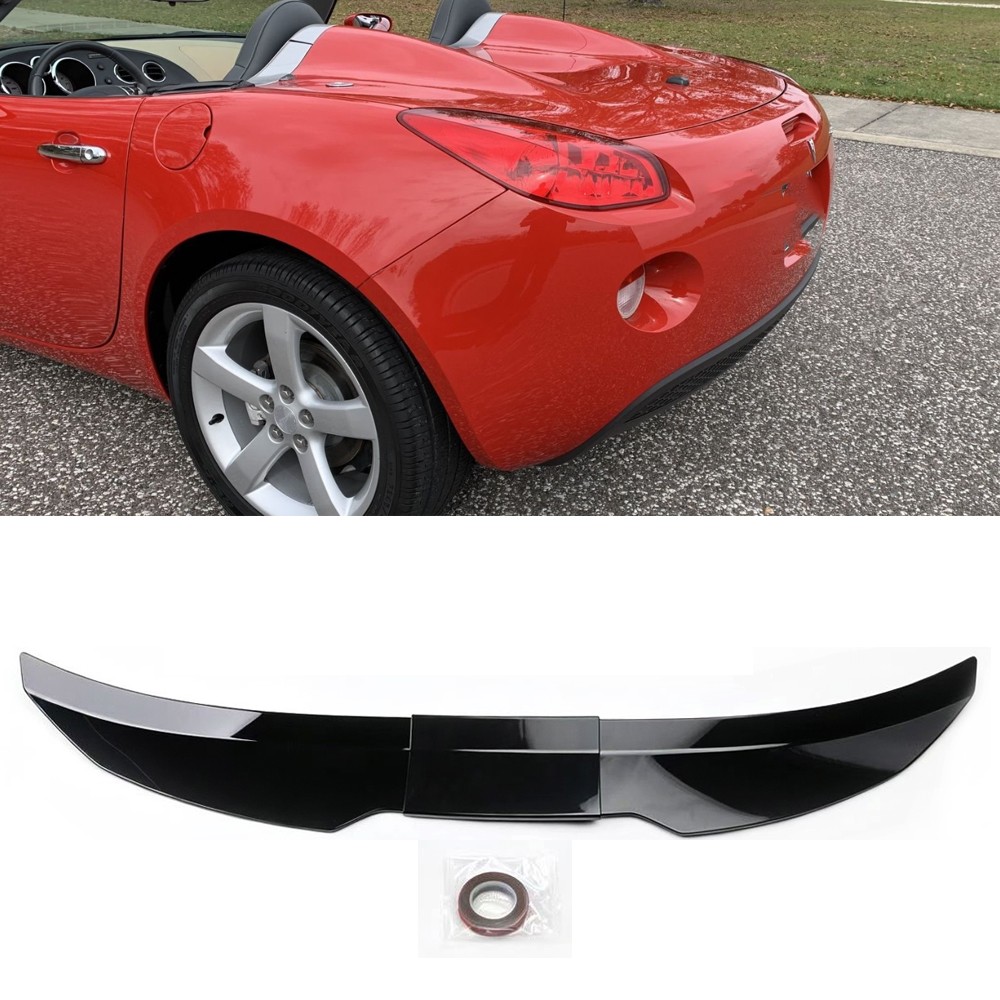 Black For Pontiac Solstice 06-09 Rear Trunk Spoiler 46–50 Inch Car Boot Wing