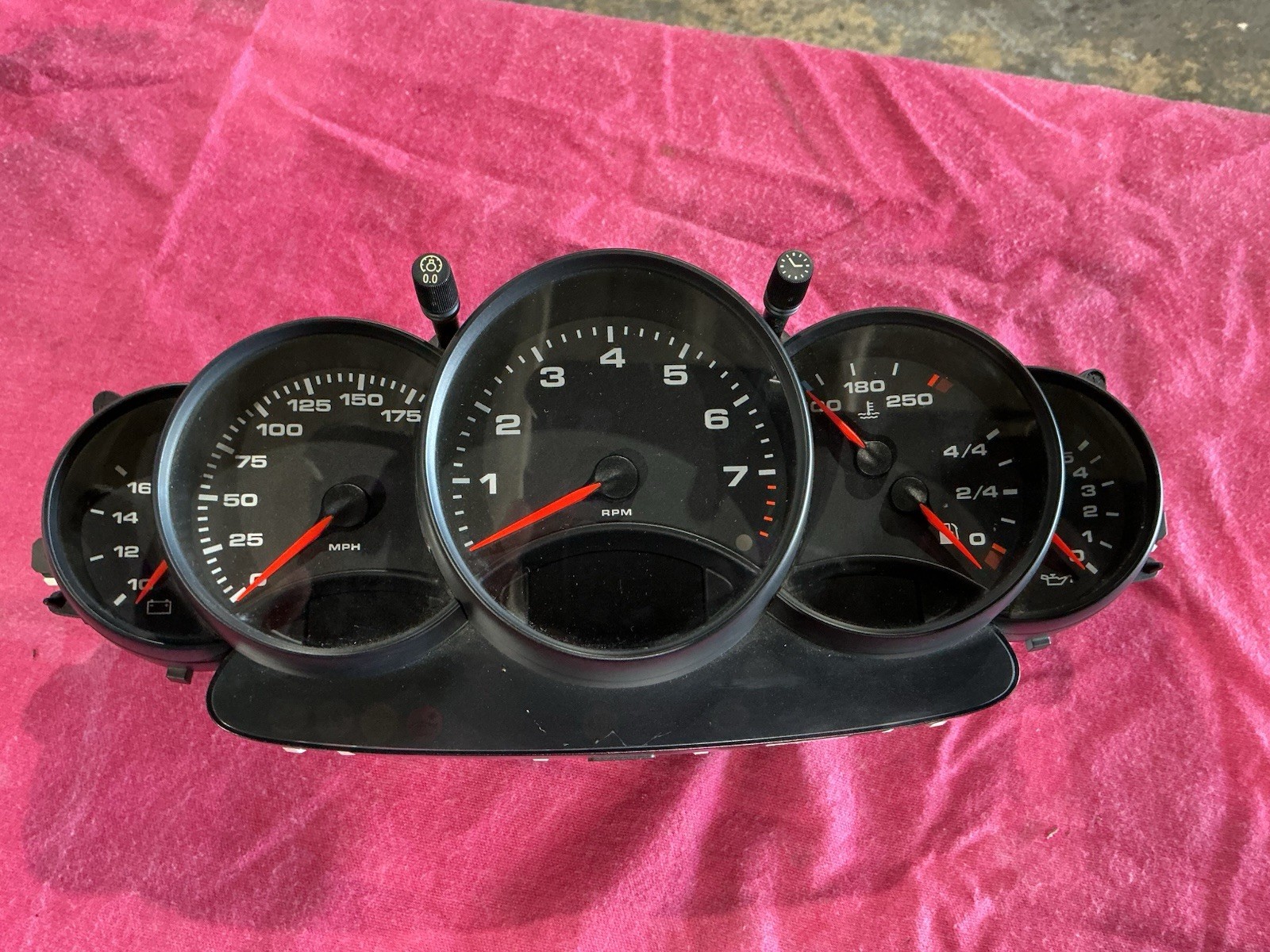 Porsche 996 911 Instrument cluster Speedometer Gauge Manual Trans Carrera