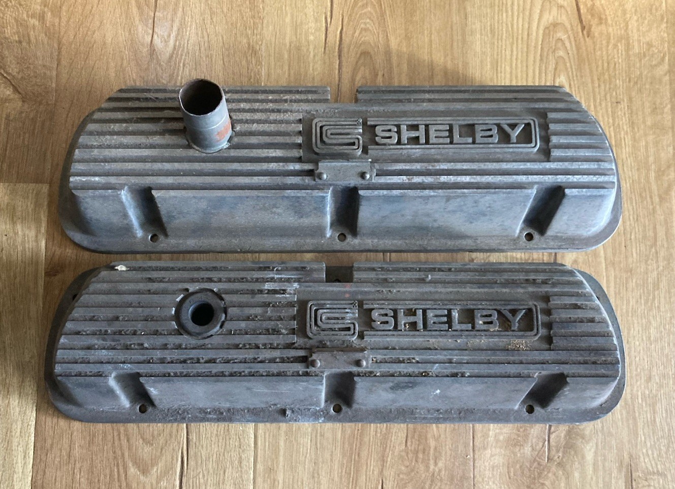 Vintage Used 1968 1969 Ford Shelby Mustang GT350 Valve Covers 302 351 Vintage Used 1968 1969 Ford Shelby Mustang GT350 Valve Covers 302 351