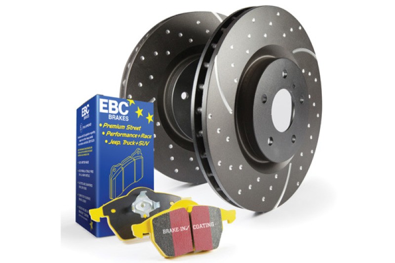 EBC S5 Rear Brake Kit Yellowstuff Pads GD Sport Rotors S5KR1760