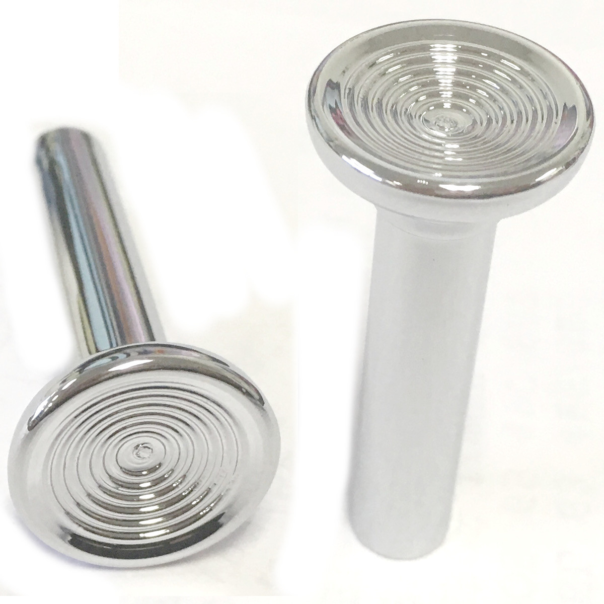 1967 GM Chevrolet & Pontiac Door Lock Knobs Chrome  Pair (2 Pieces) - M1773