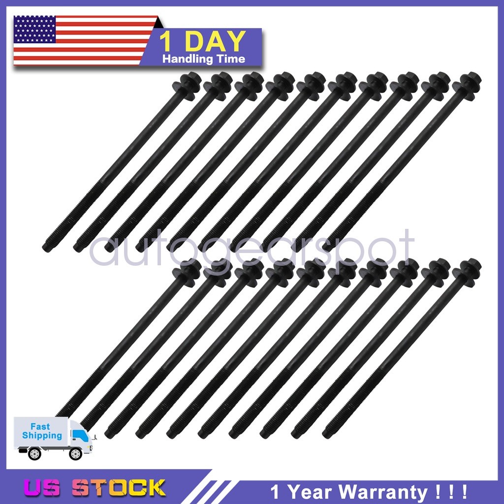 For Ford E-350 Mustang Expedition Lincoln 4.6L 5.4L SOHC ES72798 Head Bolts Set