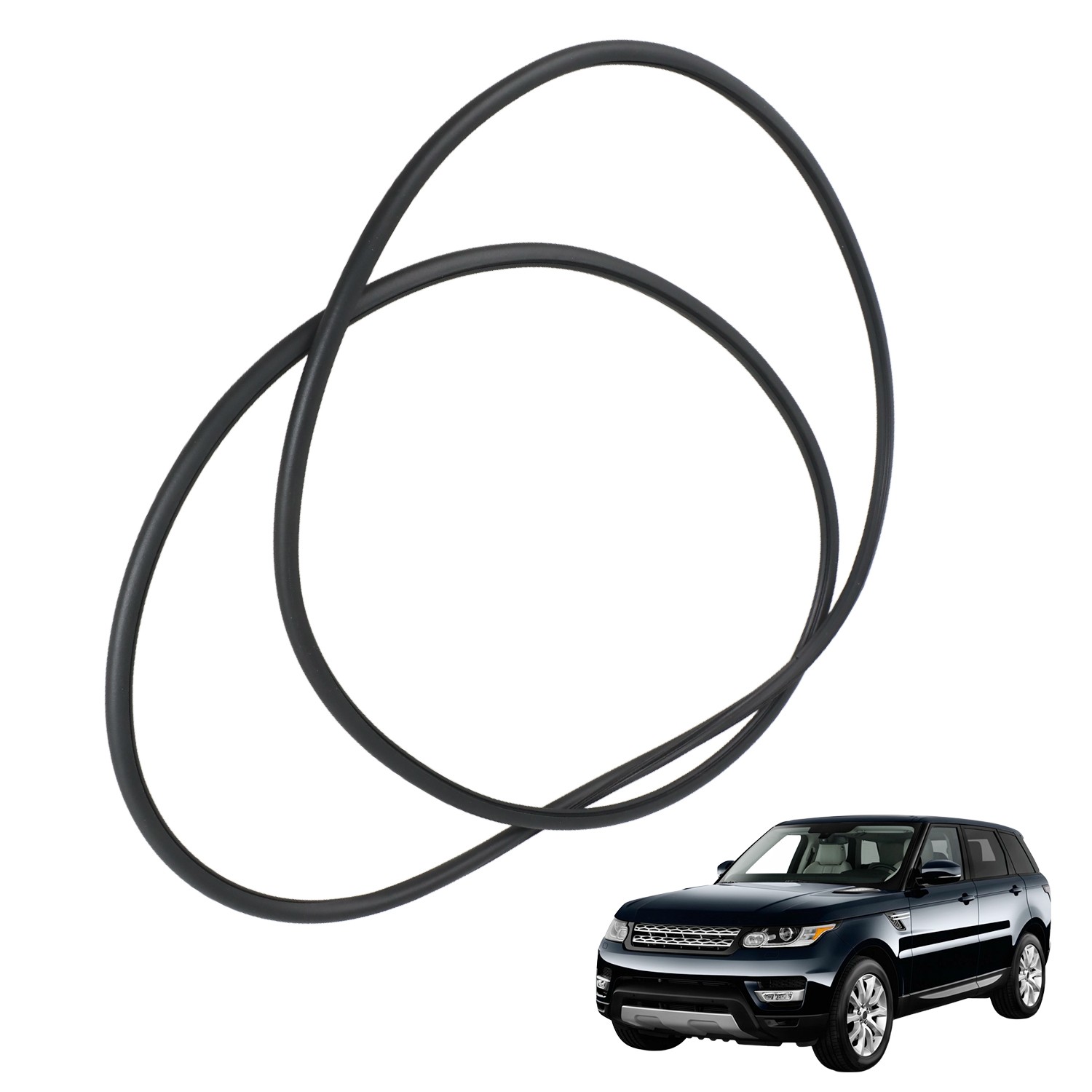 Black Sunroof Glass Seal for 2006-2013 Range Rover Sport LR023393