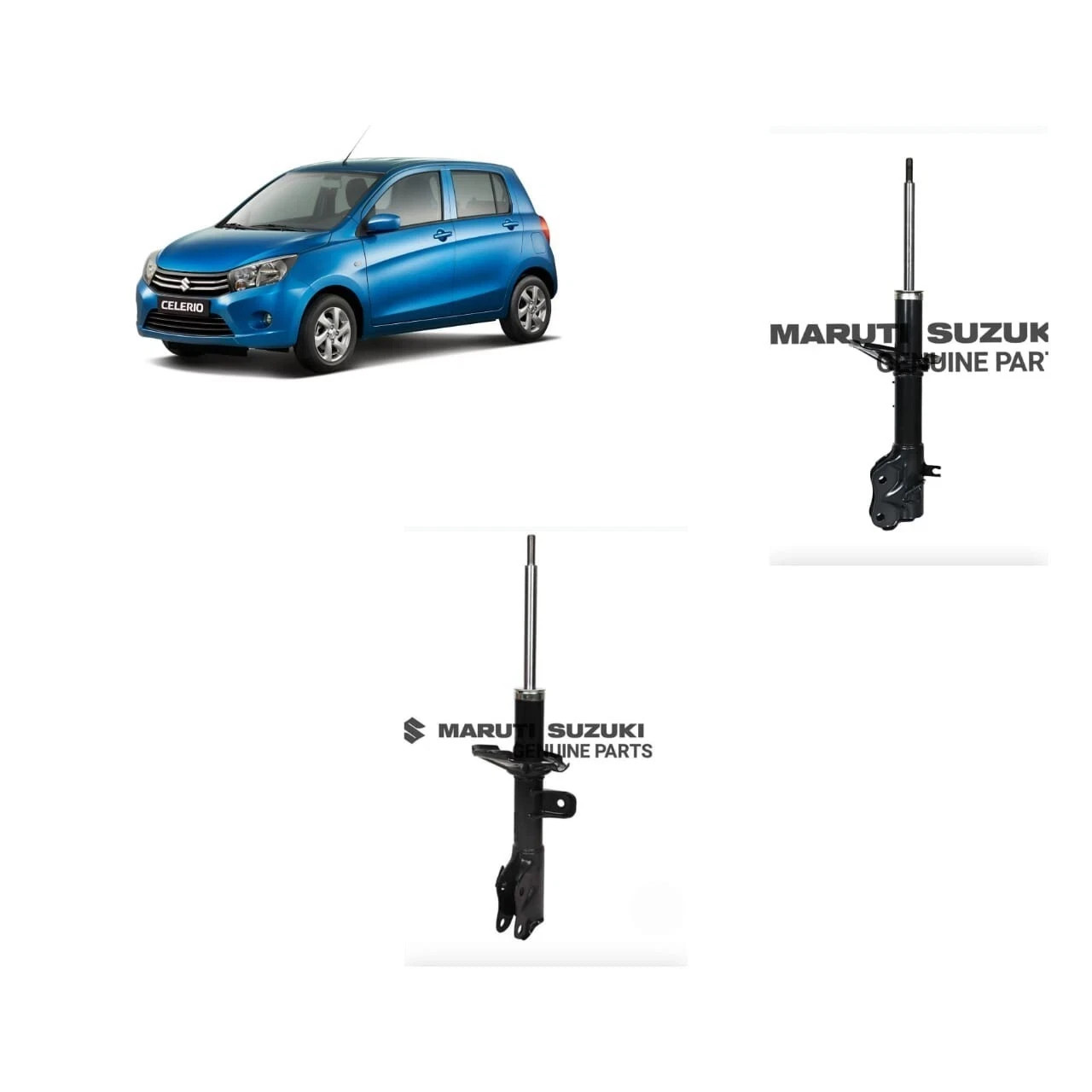 New Genuine Suzuki CELERIO Front shock Absorber Pair LH/RH From 2013-2014 OEM